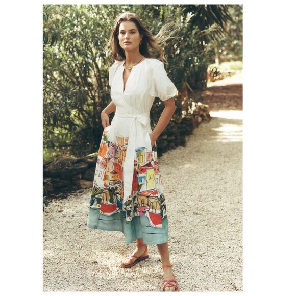 Boden Dresses & Skirts - NEW Boden Bria Puff Sleeve Midi Dress Size US/6